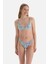 Lila - Yeşil Üçgen Küçük Bikini Üst 4