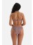 Bordo-Ekru Straplez Bikini Üst 2