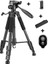 175CM Profesyonel Tripod Kamera Dslr Fotoğraf Makinesi Canon Nikon Sony Için Telefon Tutucu Bluetooth Kumandalı Tripot 4