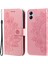 Samsung Galaxy A04E Için 4g Anti-Çizelge Pu Deri Koruyucu Telefon Kılıfı Çiçek Baskı Telefon Kapak Stand Stand Süpe (Yurt Dışından) 1