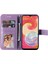 Samsung Galaxy A04E Için 4g Anti-Çizelge Pu Deri Koruyucu Telefon Kılıfı Çiçek Baskı Telefon Kapak Stand Stand Süpe (Yurt Dışından) 2