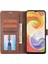 Samsung Galaxy A04E Için 4g / F04 4g / M04 4g Yatay Hat Pu Deri Deri Stand Kılıf Cüzdan Kapağı (Yurt Dışından) 1