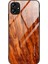 Samsung Galaxy A04E Için 4g / F04 4g / M04 4g Ahşap Desen Telefon Kılıfı Temperlenmiş Cam + Tpu Şok Geçirmez Arka Kapak (Yurt Dışından) 1