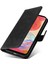 Samsung Galaxy A04E Için 4g Manyetik Pu Deri Telefon Kapak Standı Stand Anti-Sracratch Doku Doku Folio Cüzdan Telefon Kılıfı Kayış (Yurt Dışından) 5