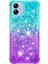 Samsung Galaxy A04E 4g Damla Geçirmez Tpu Telefon Geri Kapak Gradyan ve Sıvı Akan Sparkle Telefon Kılıfı (Yurt Dışından) 3