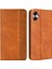Retro Doku Samsung Galaxy A04E 4g Için Retro Doku Koruyucu Telefon Kapağı, Manyetik Otomatik Kapanış Baskılı Pu Desen Pu Deri Flip Cüzdan Stand Anti-Drop Telefon Kılıfı (Yurt Dışından) 1