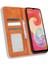 Retro Doku Samsung Galaxy A04E 4g Için Retro Doku Koruyucu Telefon Kapağı, Manyetik Otomatik Kapanış Baskılı Pu Desen Pu Deri Flip Cüzdan Stand Anti-Drop Telefon Kılıfı (Yurt Dışından) 3