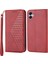 Samsung Galaxy A04E Için 4g Baskılı Rhombus Desen Buzağı Doku Telefon Kılıfı Pu Deri Cüzdan Stand Manyetik Kapak Kapağı (Yurt Dışından) 1