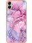 Samsung Galaxy A04E 4g / F04 4g / M04 4g Yb Imd Serisi-16 Stil E Mermer Desen Tpu Imd Telefon Kılıfı 2.0mm Elektroplasyon Kapağı (Yurt Dışından) 2