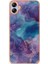 Samsung Galaxy A04E 4g / F04 4g / M04 4g Yb Imd Serisi-16 Stil E Mermer Desen Tpu Imd Telefon Kılıfı 2.0mm Elektroplasyon Kapağı (Yurt Dışından) 2