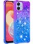 Samsung Galaxy A04E 4g Damla Geçirmez Tpu Telefon Geri Kapak Gradyan ve Sıvı Akan Sparkle Telefon Kılıfı (Yurt Dışından) 1