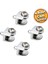 Cam Raf Tutucu Metal Cam Etejer Pimli Krom Metal Vidalı (4 Adet) 1
