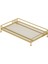 Banyo Vanity Tepsisi Makyaj Organizatörü Parfüm Losyonu Banyo Tezgahı Tek Katman (Yurt Dışından) 2