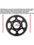 Bajaj Pulsar Ns 200 Arka Dişli Performans 428-48T Iç 58 mm Alüminyum Siyah Öm 1