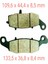 Ön Fren Disk Balata FA229 Cf Moto 650 NK(2012-2015) Sol - Kawasaki Z 750 S - Er-6f Er-6n Sol 1
