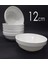 Beyaz Melamin Ekonomik Çorba Kasesi 12 x 5 cm 12 Adet 1