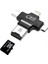 Tüm Telefonlar Için Kart Okuyucu 4in1 Type-C- Iphone Lightning-Micro Kart Okuyucu Card Reader 1