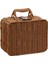 Vintage Rattan Dokuma Depolama Çantası Hasır Valiz Piknik Gıda Torage S (Yurt Dışından) 5