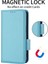 Samsung Galaxy A04E Için 4g Pu Deri Cüzdan Telefon Kılıfı Çift Manyetik Toka Litchi Doku Şok Geçirmez Flip Stand Kapağı (Yurt Dışından) 2