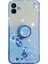 Samsung Galaxy A04 4g (164.4 x 76.3 x 9.1 Mm) Parıltılı Gradyan Tpu Kasa Rinestone Çiçek Telefon Kapağı Halka Kickstand ile (Yurt Dışından) 1