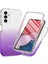 Samsung Galaxy A24 Için 4g Telefon Vaka Gradyan Renkli Pc Tpu Cep Telefon Kılıfı Pet Ekran Koruyucu (Yurt Dışından) 1
