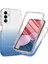 Samsung Galaxy A24 Için 4g Telefon Vaka Gradyan Renkli Pc Tpu Cep Telefon Kılıfı Pet Ekran Koruyucu (Yurt Dışından) 1