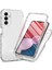 Samsung Galaxy A24 Için 4g Telefon Vaka Gradyan Renkli Pc Tpu Cep Telefon Kılıfı Pet Ekran Koruyucu (Yurt Dışından) 1