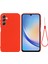 Samsung Galaxy A24 Için 4g Telefon Kılıfı Sıvı Silikon Yumuşak Astar Koruyucu Telefon Kapağı Kayışlı (Yurt Dışından) 1