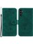 Samsung Galaxy A24 Için 4g Manyetik Flip Pu Deri Stand Kılıfı Gül Kelebek Basılı Telefon Kabuğu Kapağı (Yurt Dışından) 1