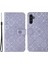 Samsung Galaxy A24 4g Için Damgalı Telefon Kılıfı Stand Cüzdanlı Baskalı Çiçek Deri Telefon Kapağı (Yurt Dışından) 1