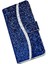 Samsung Galaxy A24 Için 4g Glitter Sparkle Ekleme Telefon Kılıfı Pu Deri Stand Cüzdan Kapağı Kayış (Yurt Dışından) 5