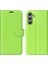 Samsung Galaxy A24 Için 4g Pu Deri Cüzdan Kabuğu Litchi Doku Telefon Kılıfı Flip Stand Kapağı (Yurt Dışından) 1