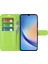 Samsung Galaxy A24 Için 4g Pu Deri Cüzdan Kabuğu Litchi Doku Telefon Kılıfı Flip Stand Kapağı (Yurt Dışından) 2