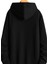 Erkek Kapüşonlu Siyah Sweatshirt 4
