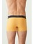 Erkek Saks Lacivert Sarı 3'lü Boxer 80178 4