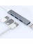 Kaliteli Alüminyum Metal 4lü 4 Port USB 3.0 Mini USB Hub Hub Ultra Ince USB 3.0 4 Portas 5 Gbps 1