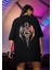 Twin Dragon Sırt Baskılı Oversize T-Shirt 1