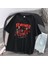 Red Slasher Siyah Oversize T-Shirt 2