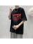 Red Slasher Siyah Oversize T-Shirt 1