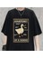 Duck Anatomy Baskılı Siyah Oversize T-Shirt 1