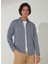 Slim Fit Düğmeli Yaka Düz Lacivert Erkek Gömlek GM1008400238 1