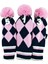 Woods Için 3pcs Sürücü Fairway Hediye Koruyucu Golf Şaft Koruyucu 1 3 5 Örme Pembe (Yurt Dışından) 5