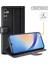 Samsung Galaxy A24 Için 4g Flip Stand Damla Geçirmez Kapak Orijinal Inek Deri Telefon Cüzdan Kılıfı (Yurt Dışından) 5