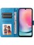 Samsung Galaxy A24 4g Için Deri Telefon Kılıfı, Stand Cüzdan Ayçiçeği Baskılı El Kayışı İle Kapak (Yurt Dışından) 1