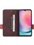 Samsung Galaxy A24 Için 4g Cep Telefonu Kılıf Donanım Dekoru Pu Deri Deri Stand Cüzdan Telefon Kapağı (Yurt Dışından) 1