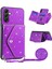 Samsung Galaxy A24 4g Kart Tutucu Telefon Kabuğu Kickstand Pu Deri+Tpu Telefon Kapağı (Yurt Dışından) 1