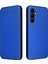 Samsung Galaxy A24 Için 4g Telefon Standı Pu Deri Kart Tutucu Karbon Fiber Doku Akıllı Telefon Kapağı (Yurt Dışından) 1