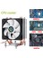 Laptop Aracı Cpu Soğutucu 4 Isı Boruları 4 Pin 7 Bıçak 90MM Fan Cpu Soğutma Fm2 Fm3 Amd3 Amd4 (Yurt Dışından) 5