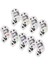 9x Golf Demir Kapakları Set Golf Kama Başlıkları 4-9 P A S Golf Club Headcover Beyaz (Yurt Dışından) 4