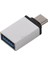 Alaşımlı USB 3.1 Tip C Erkek - USB 3.0 Kadın Otg Veri Şarj Adaptörü Dönüştürücü (Yurt Dışından) 2